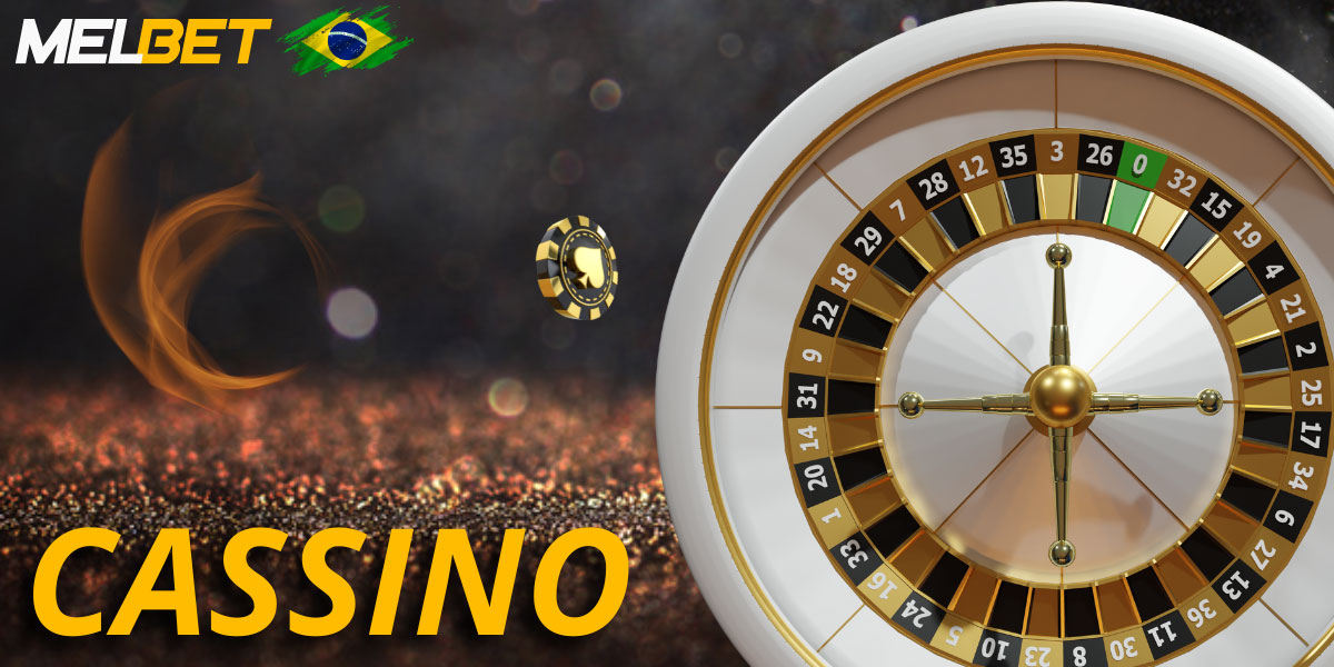 O site Melbet tem uma secção de casino