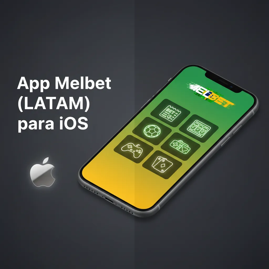 Aplicativo Melbet para iOS em iPhone e iPad, leve e gratuito, com apostas ao vivo e cassino; requer iOS 12+ e ~150 MB