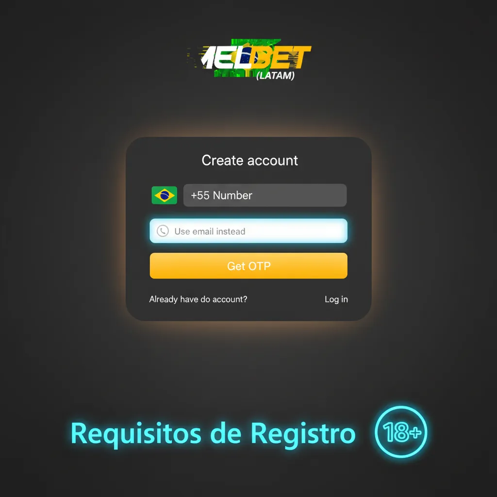 Requisitos de Registro: 18+, aceitar termos, CPF válido, docs quando solicitados, 1 conta, sem terceiros/VPN/dados falsos