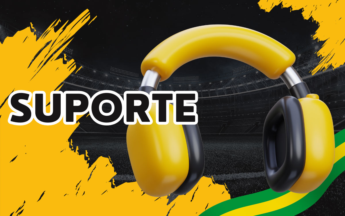 Suporte ao cliente 24/7 em português com chat ao vivo, e-mail e central de ajuda para apostas e jogos